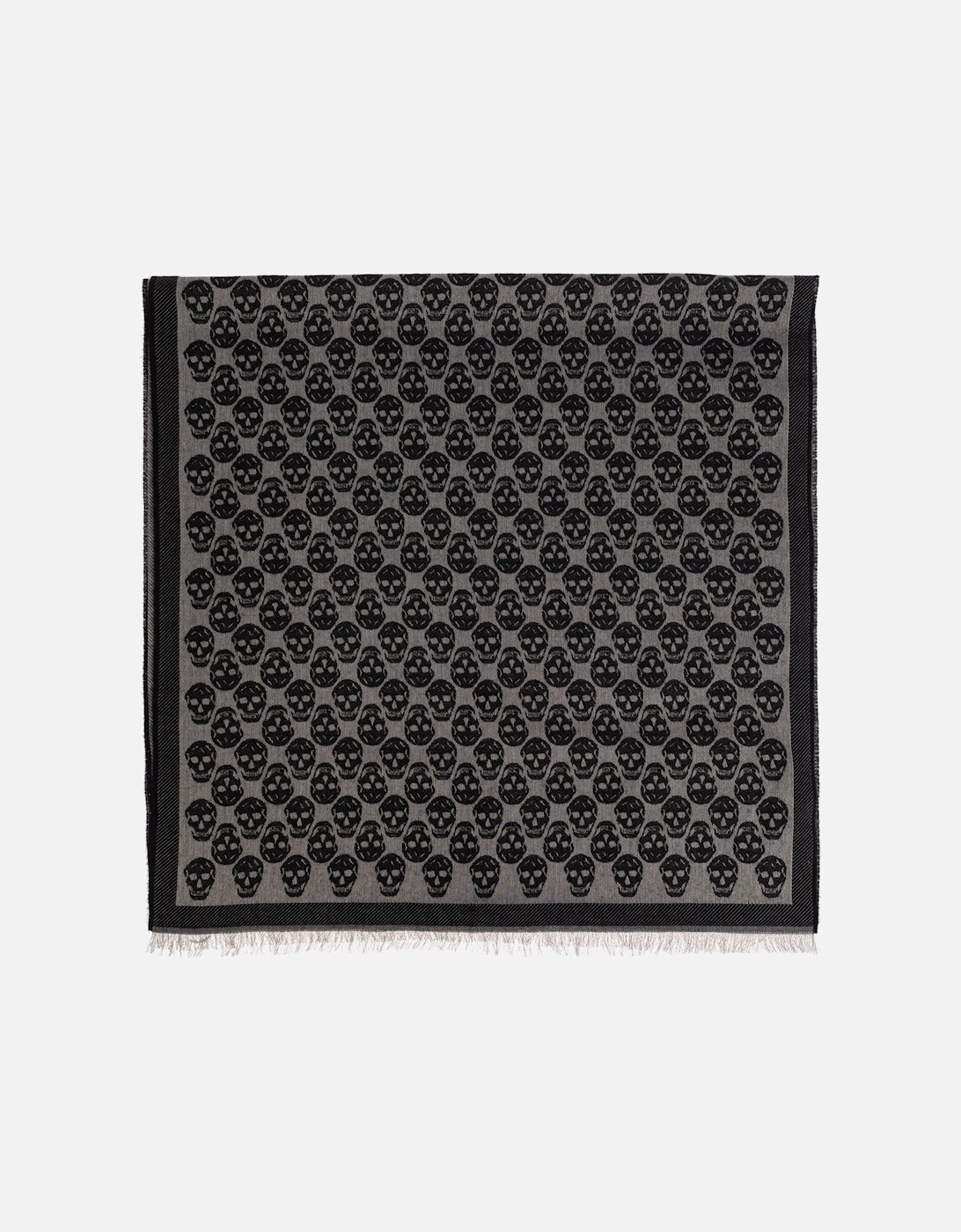 Skull Monogram Scarf Black, 5 of 4