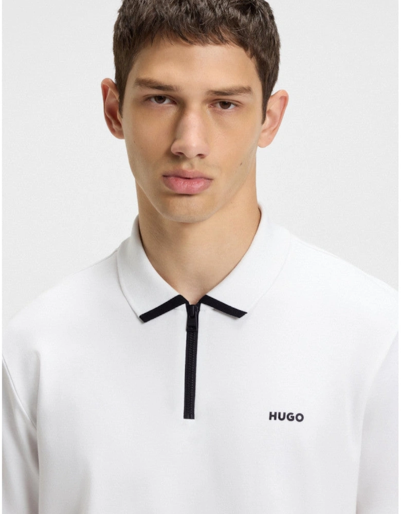 HUGO Dalomino Polo Shirt 100 White