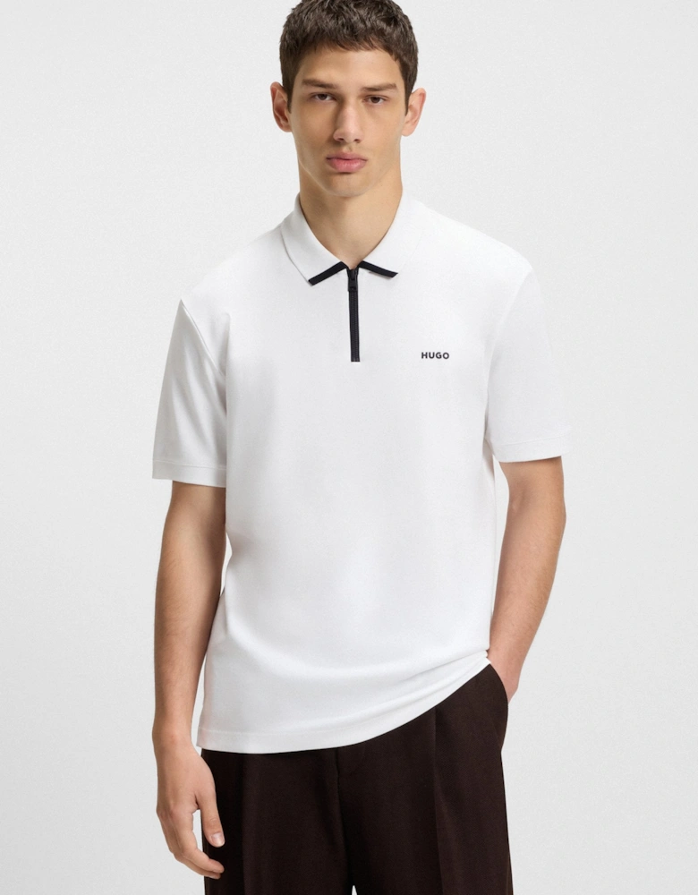 HUGO Dalomino Polo Shirt 100 White