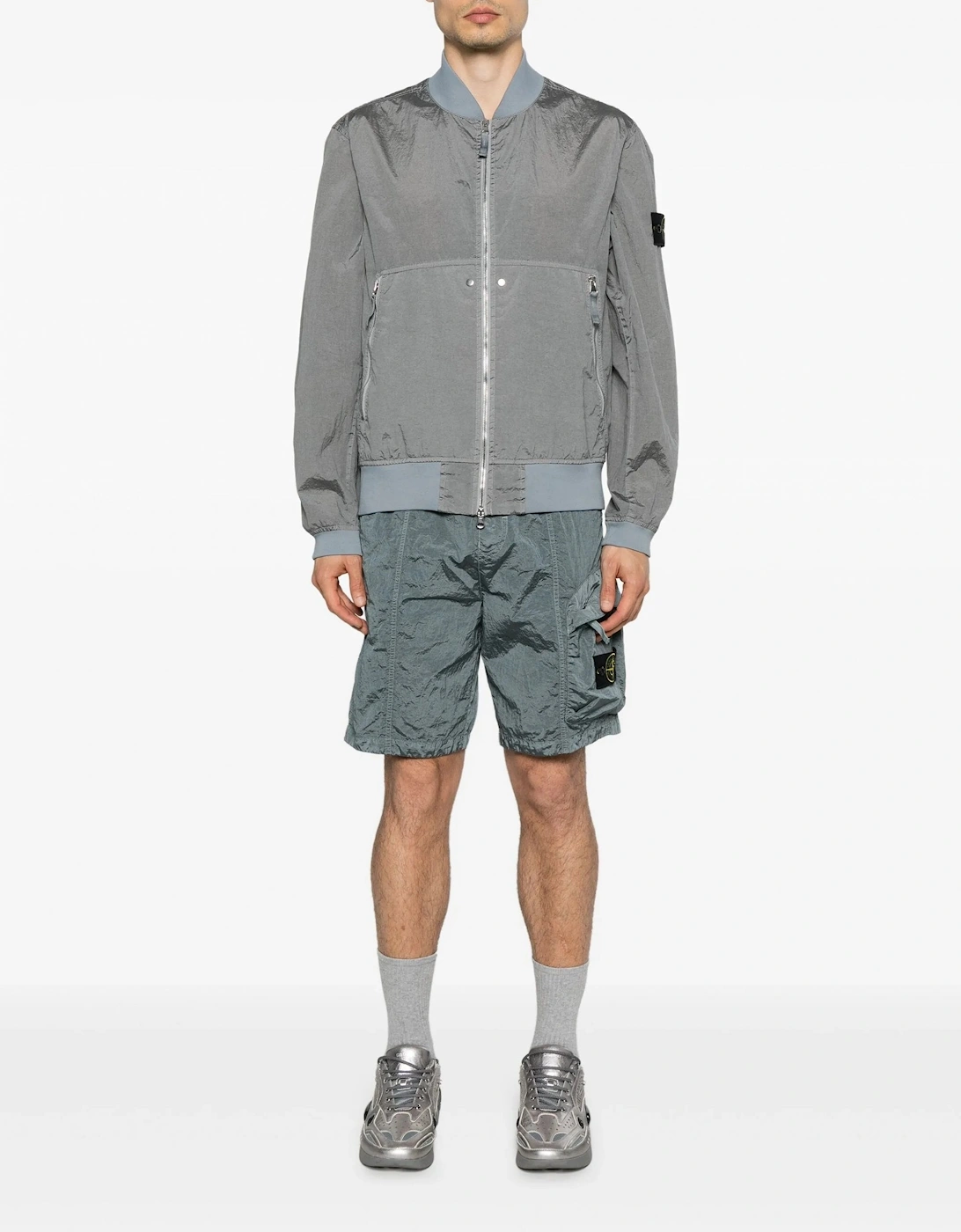 4100019 Bomber Jacket Grey