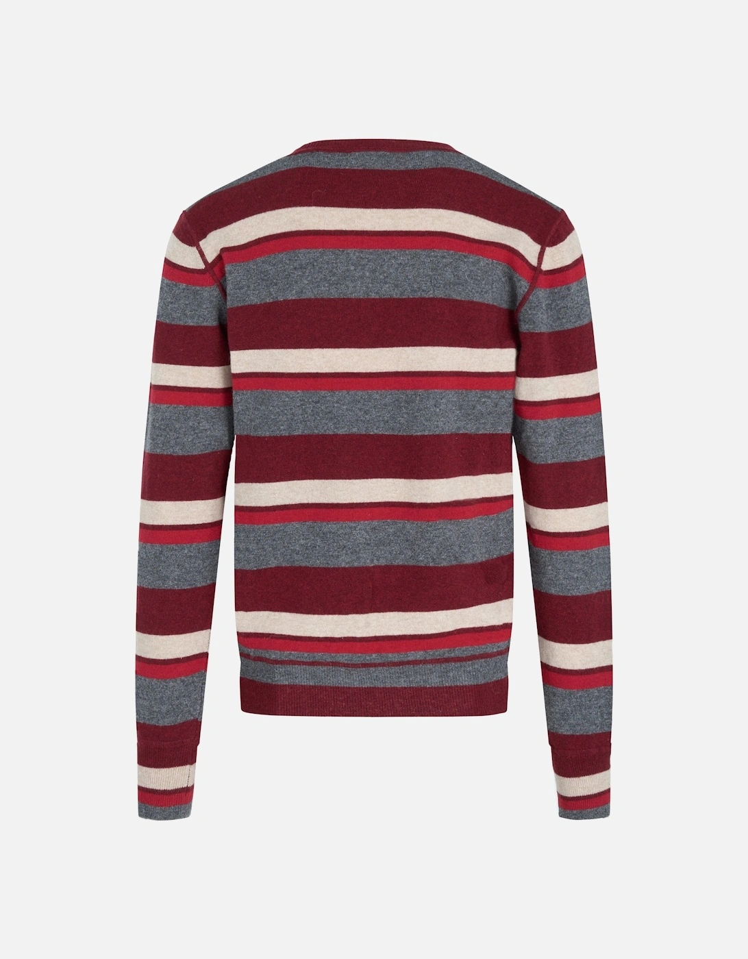 Striped V-Neck Jumper