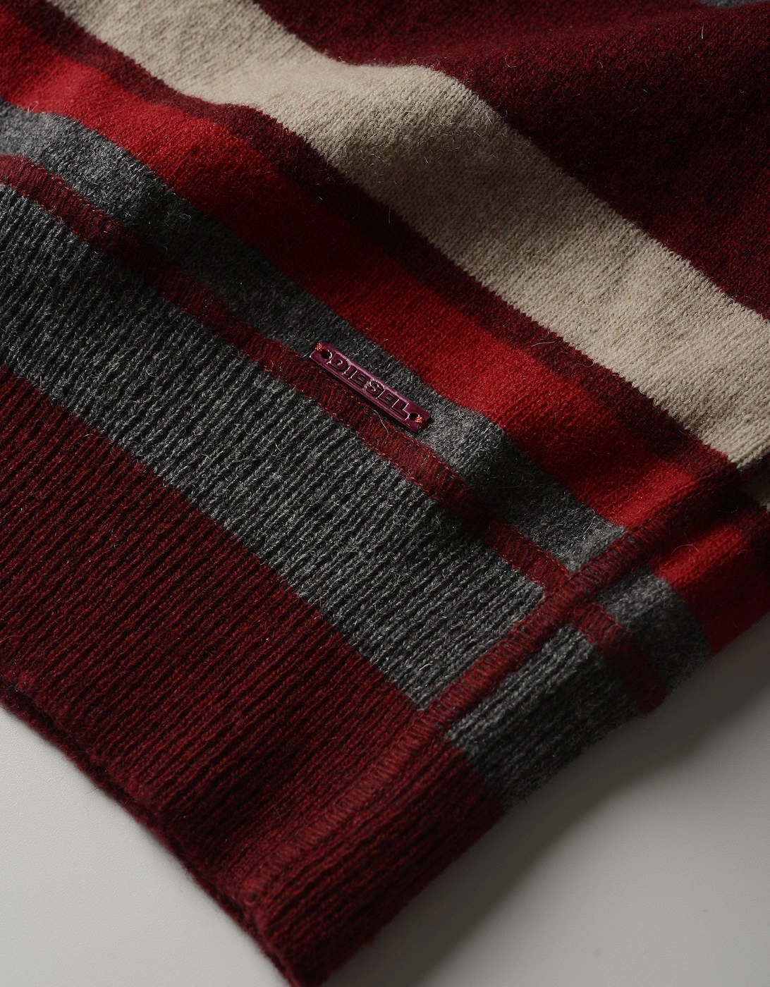 Striped V-Neck Jumper