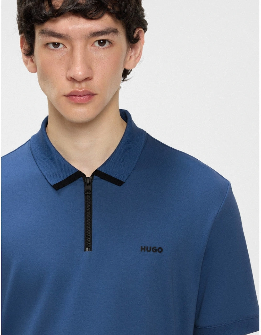HUGO Dalomino Polo Shirt 427 Medium Blue
