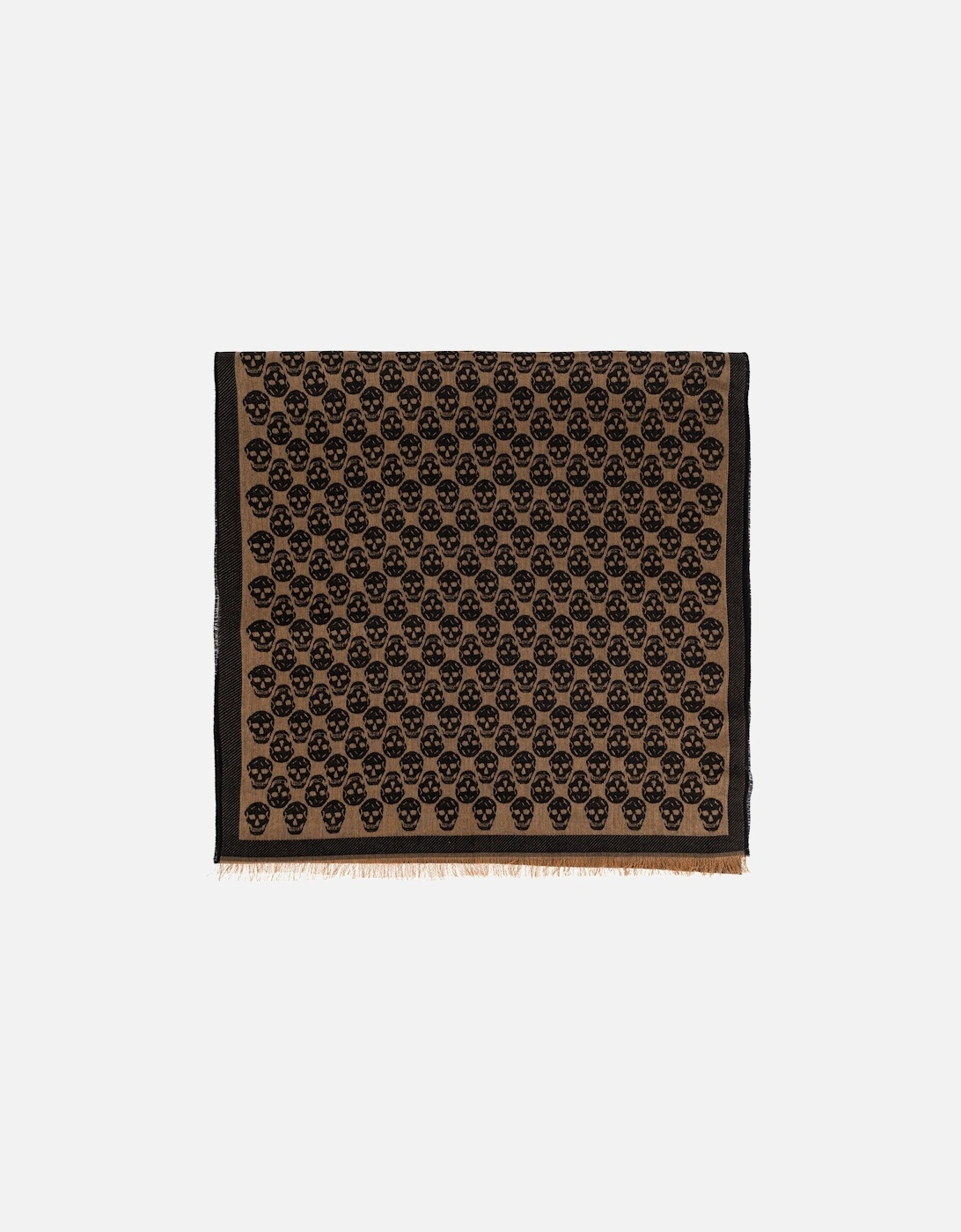 Skull Monogram Scarf Brown, 5 of 4