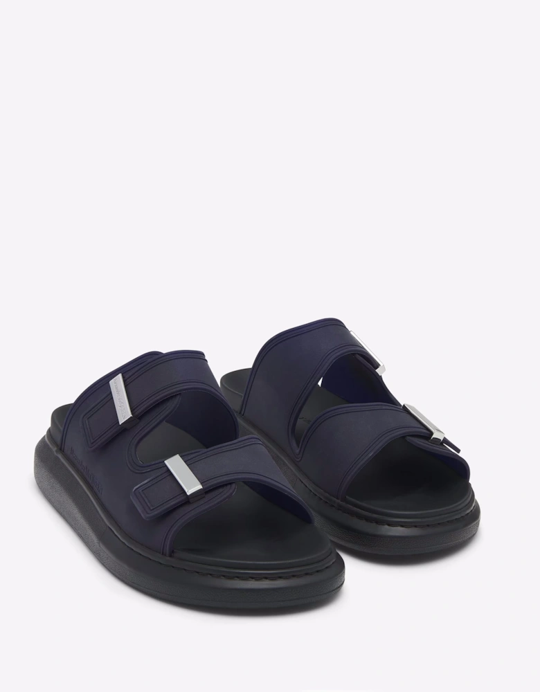 Larry Oversize Sole Sandals Black/Blue