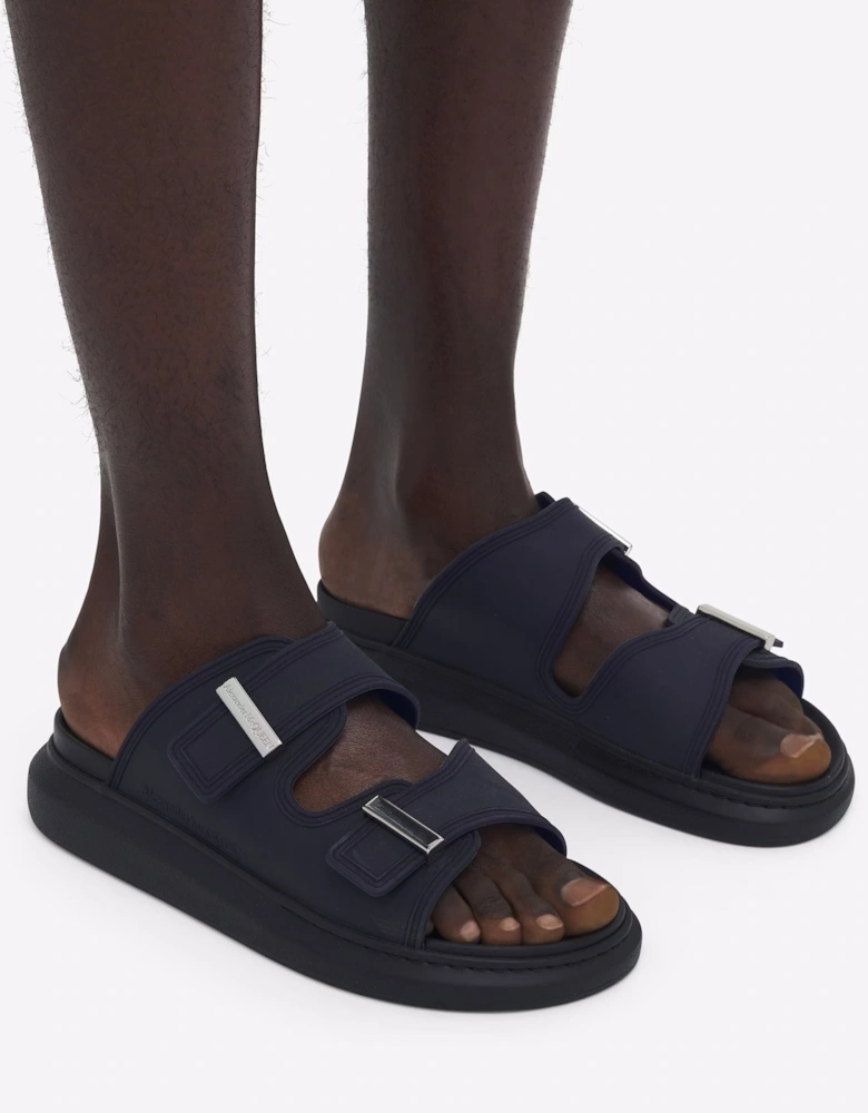 Larry Oversize Sole Sandals Black/Blue