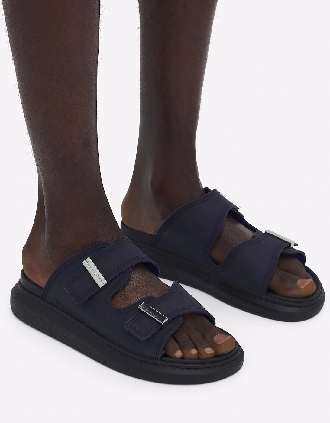 Larry Oversize Sole Sandals Black/Blue