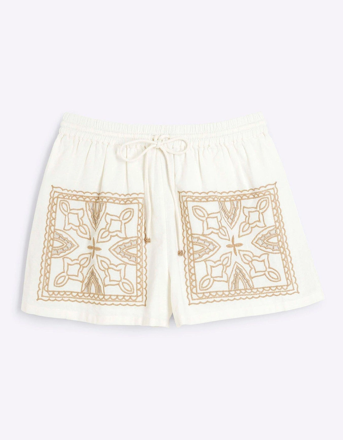 Cutwork Short - Cream