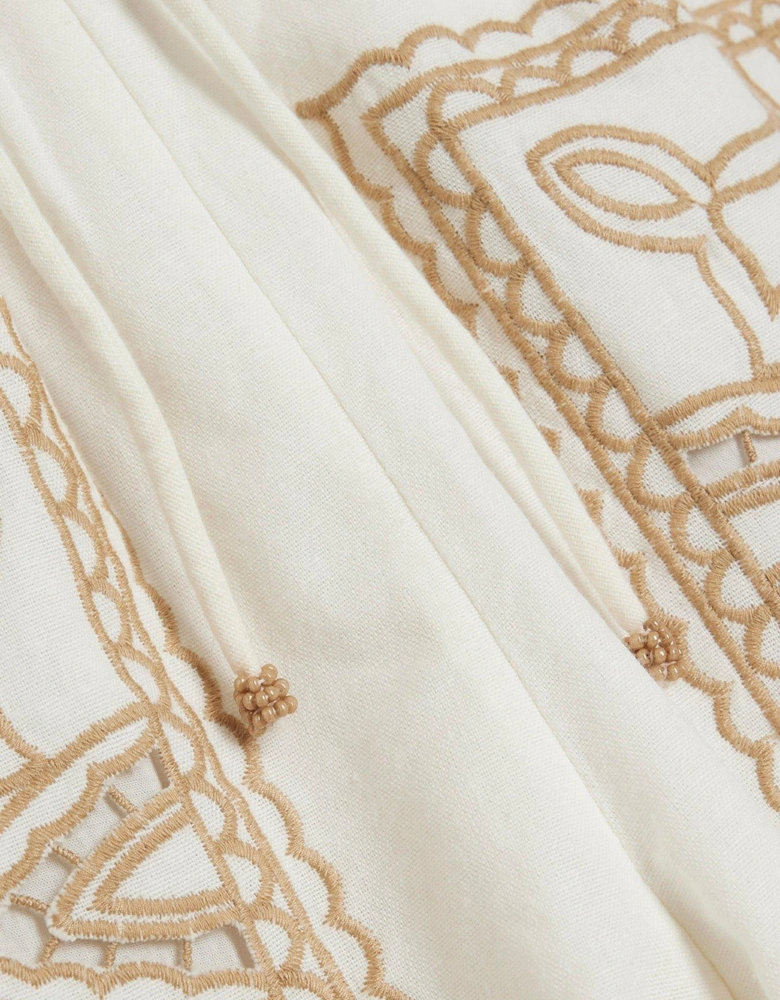 Cutwork Short - Cream