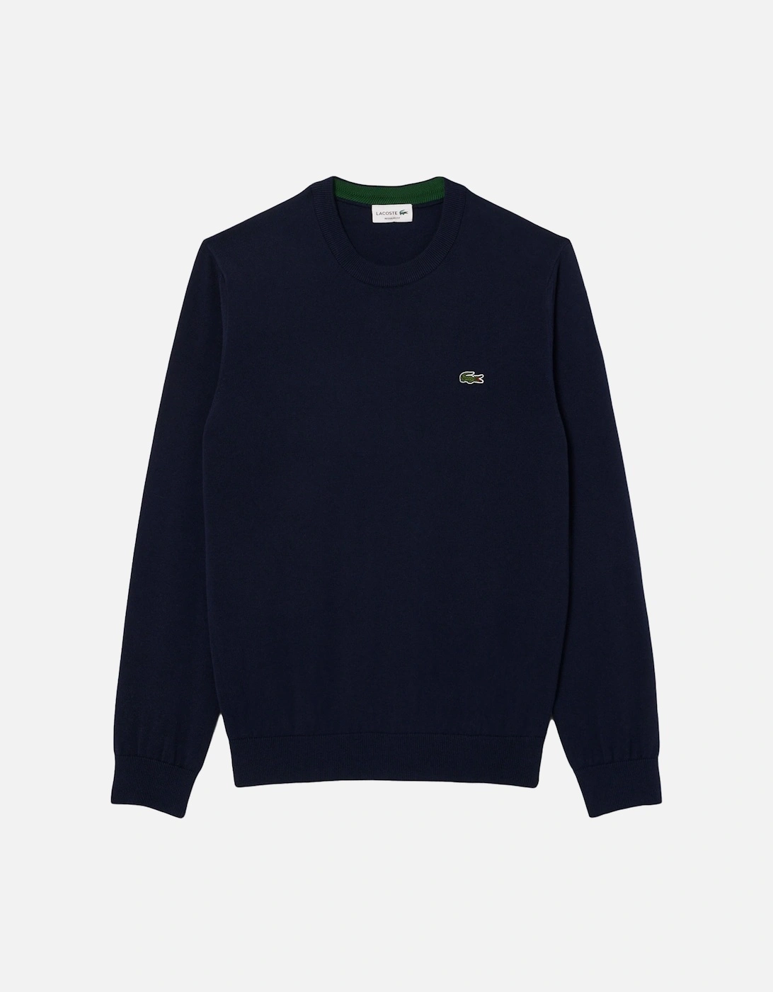 Monochrome Crew Neck Sweater Navy Blue, 5 of 4