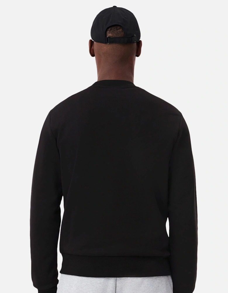 Fleece Crew Sweatshirt Black