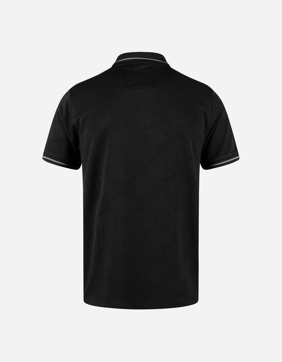 Luke1977 Saxon Textured Polo Shirt - Black