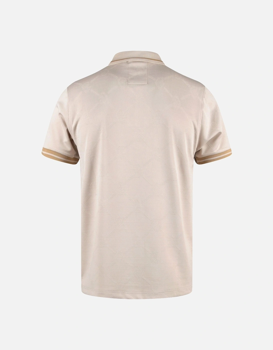 Luke1977 Saxon Textured Polo Shirt - Dark Ecru