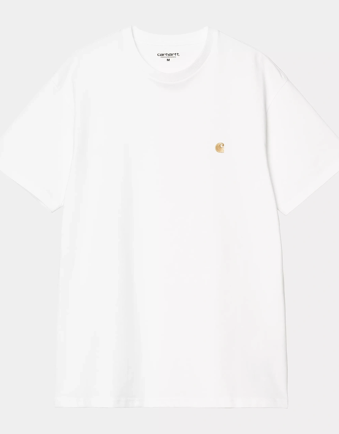 CARHARTT S/S CHASE T-SHIRT WHITE/GOLD, 4 of 3