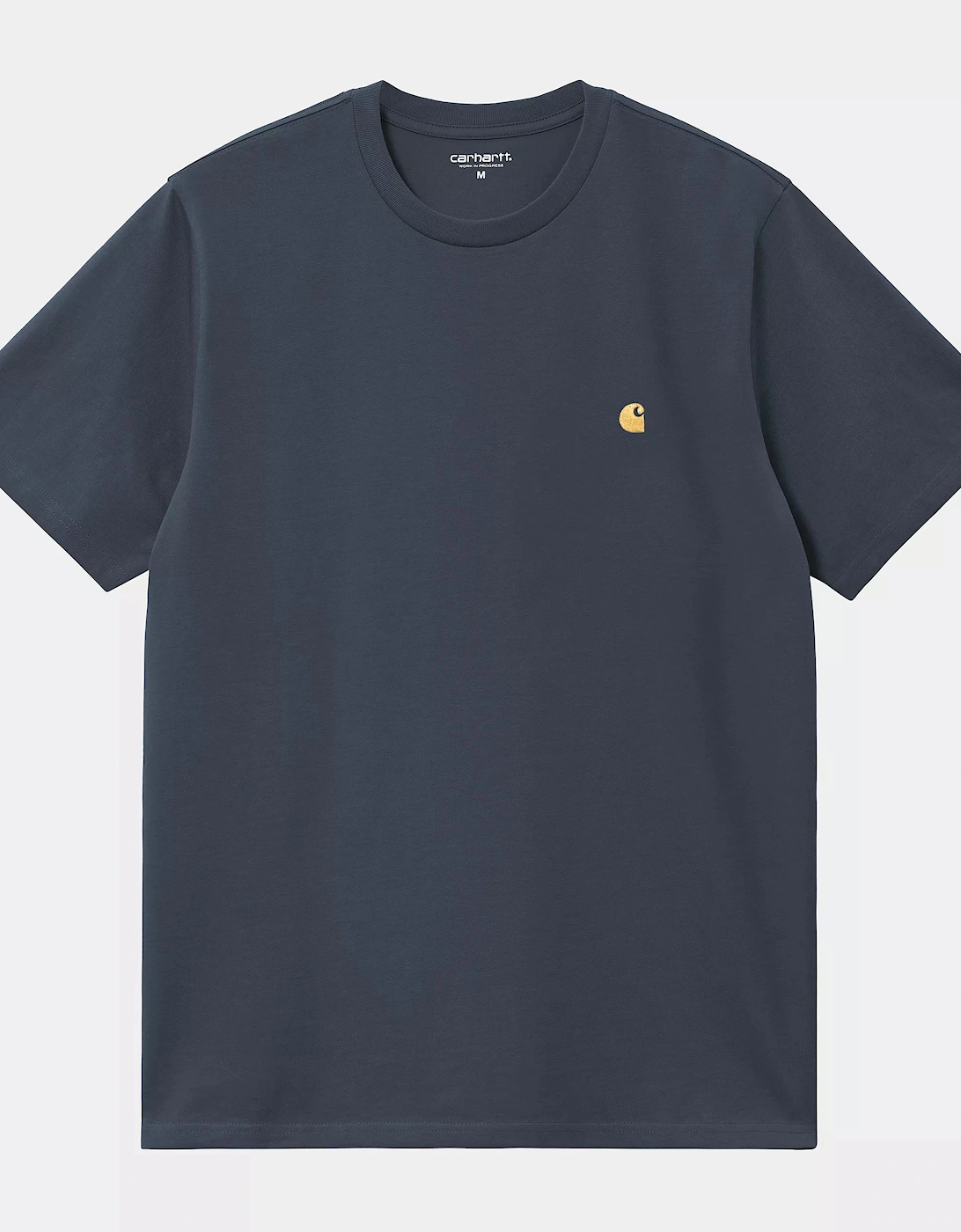 CARHARTT S/S CHASE T-SHIRT DUSKY BLUE/GOLD, 4 of 3