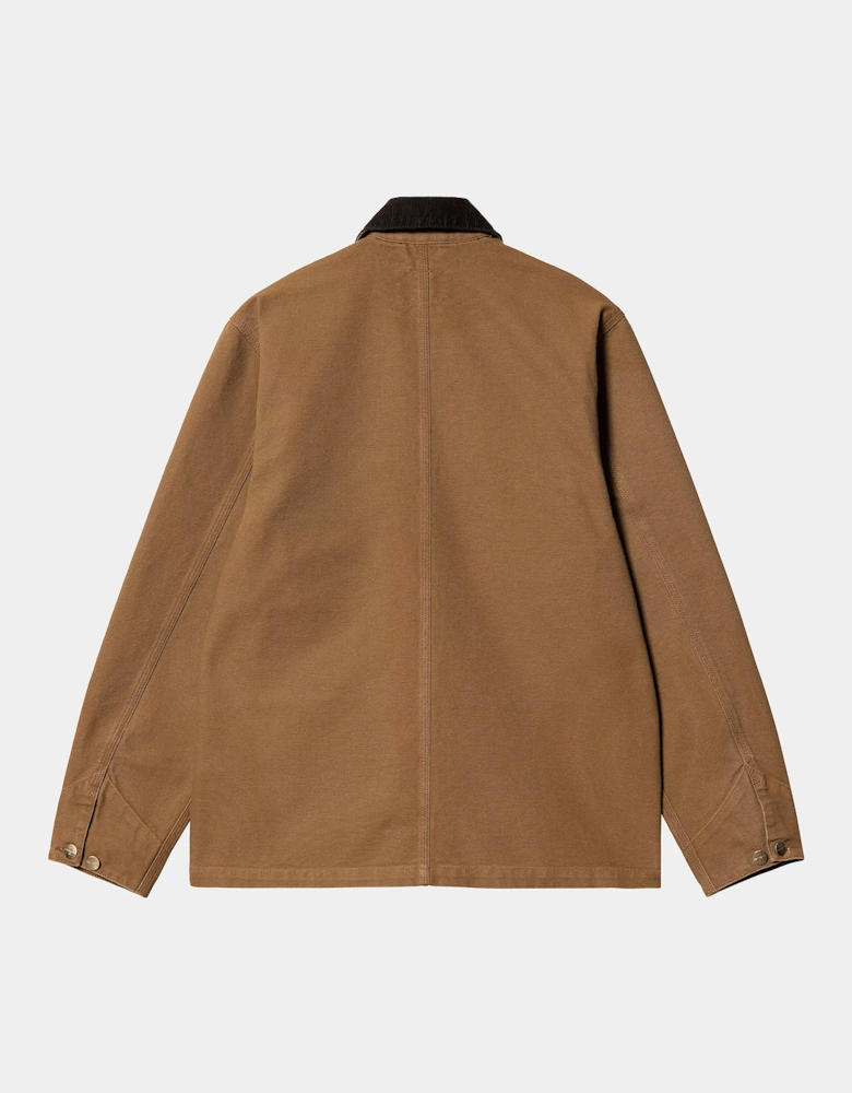 CARHARTT MICHIGAN COAT HAMILTON BROWN/TOBACCO RINSED