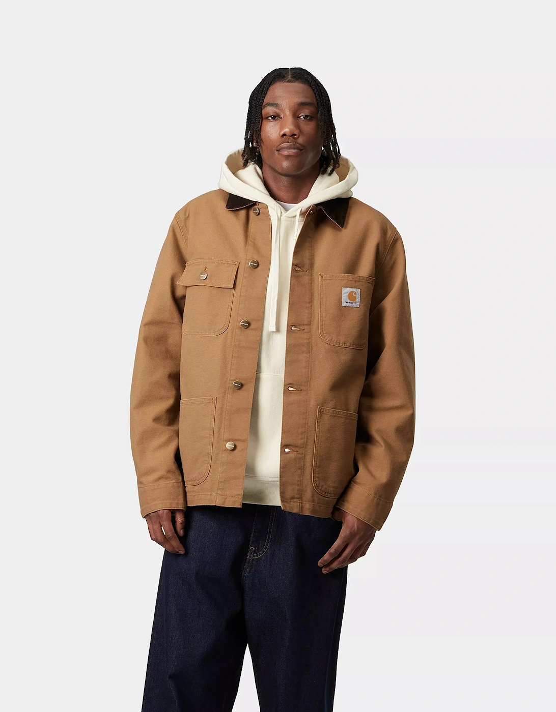 CARHARTT MICHIGAN COAT HAMILTON BROWN/TOBACCO RINSED