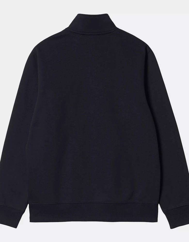 CARHARTT CHASE NECK 1/4 ZIP DARK NAVY/GOLD