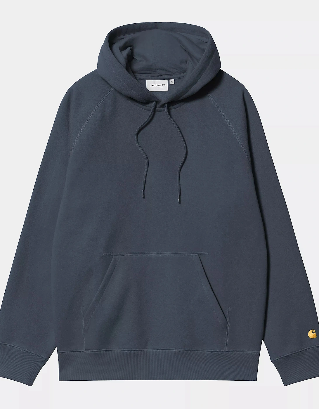 CARHARTT HOODED SWEATSHIRT DUSKY BLUE/GOLD, 4 of 3