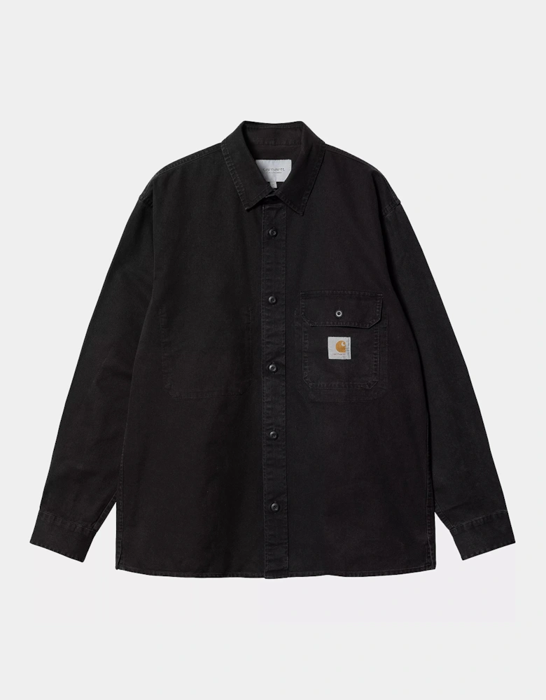 CARHARTT RENO COTTON DRILL OVERSHIRT BLACK