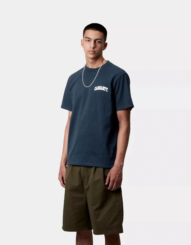 CARHARTT UNIVERSITY SCRIPT T-SHIRT INK/WHITE