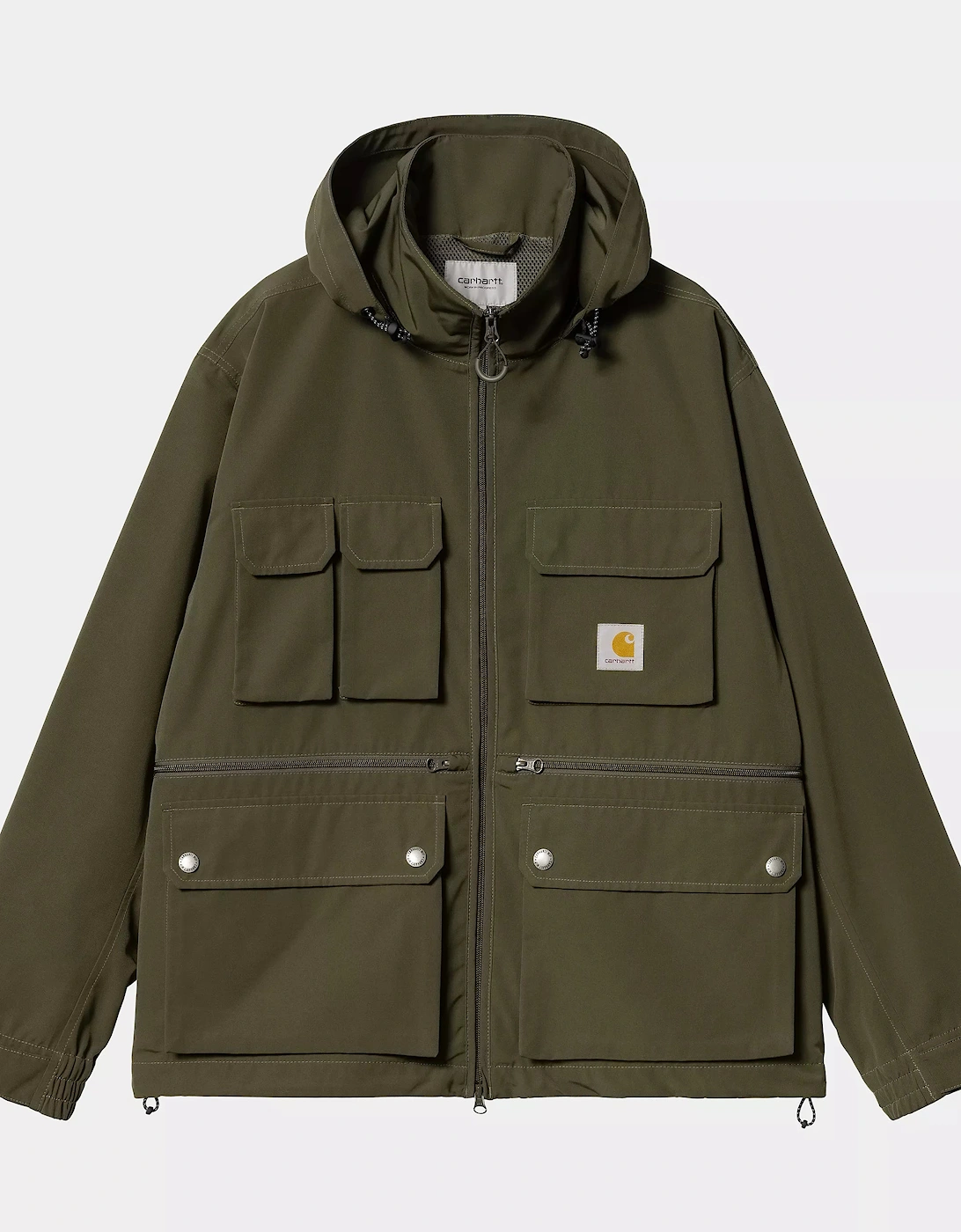 Men's CARHARTT IRWIN JACKET TURTLE GREEN - Tan - Size: 40