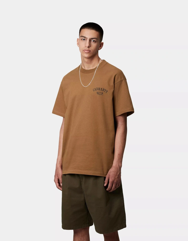 CARHARTT CABINETRY T SHIRT HAMILTON BROWN/BLACK