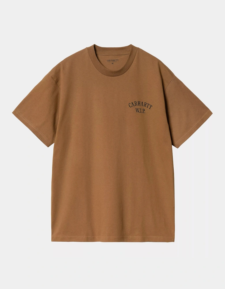CARHARTT CABINETRY T SHIRT HAMILTON BROWN/BLACK