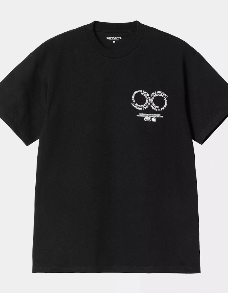 CARHARTT S/S ROTATION T-SHIRT BLACK/WHITE