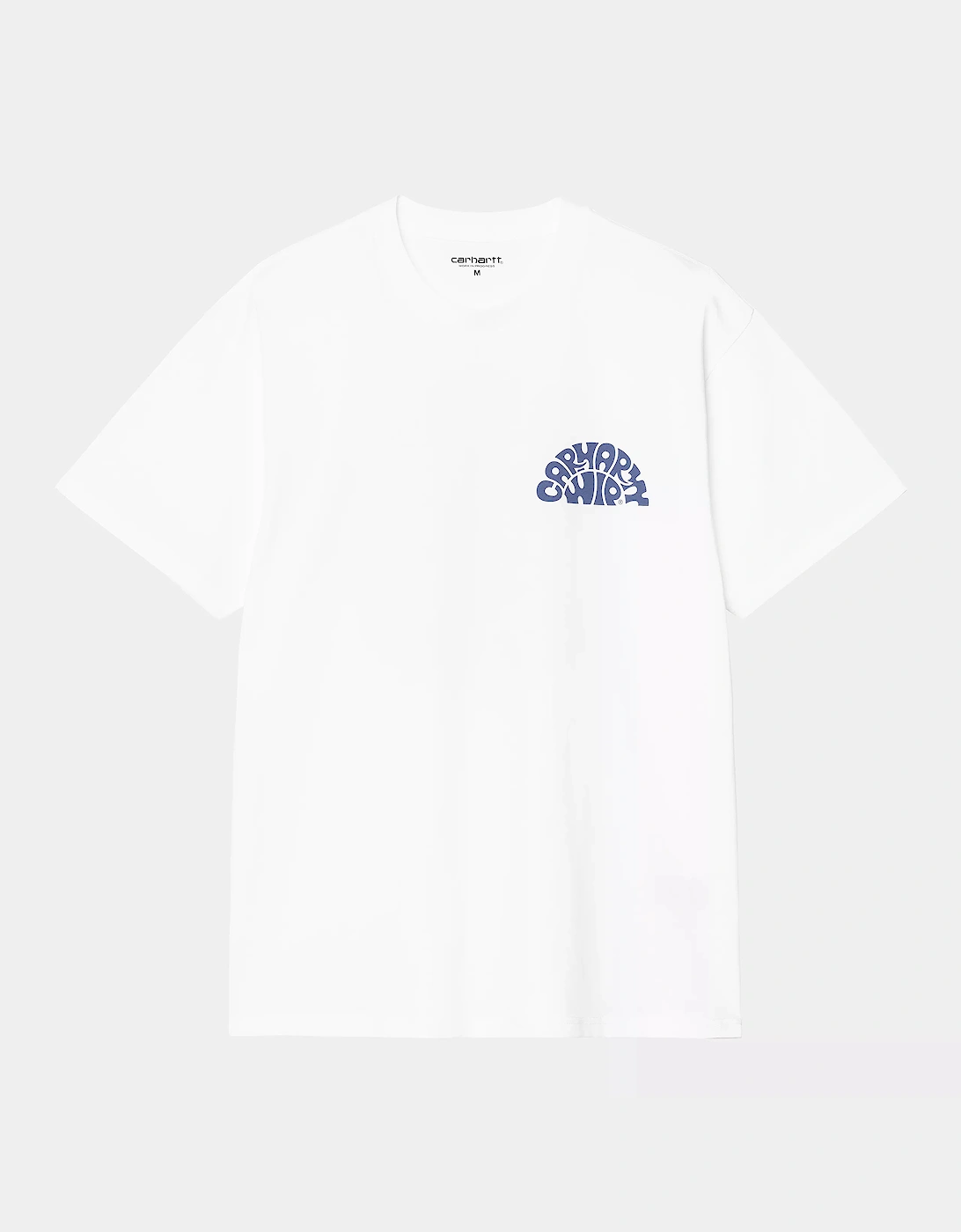 CARHARTT JAZZY T SHIRT WHITE/BLUE IRIS, 3 of 2