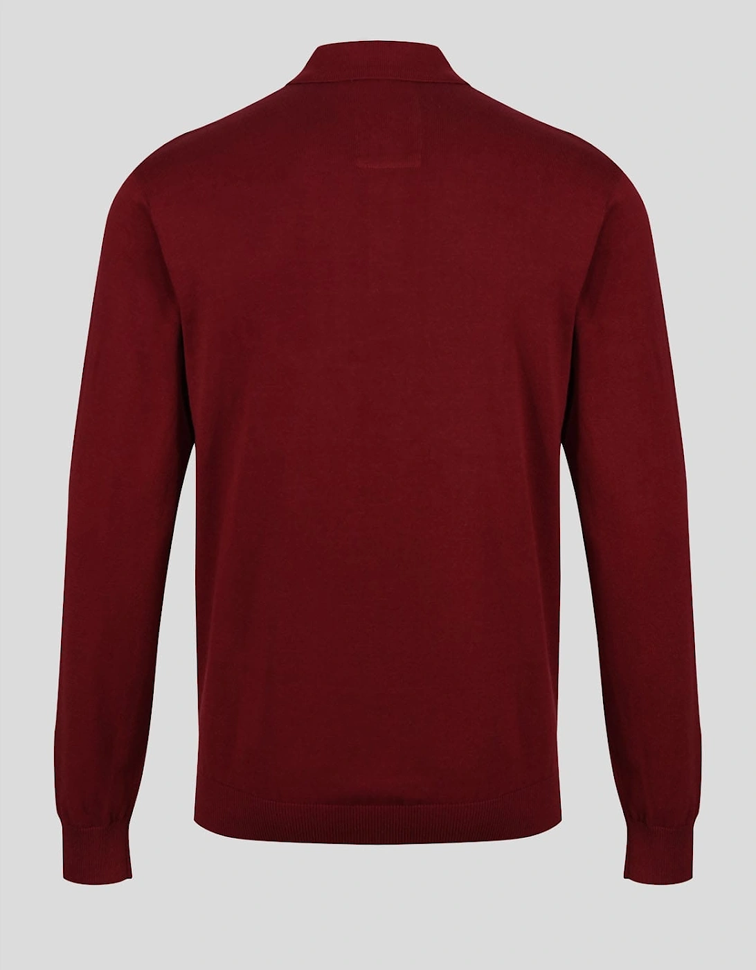Venice Long Sleeve Knitted Polo Shirt