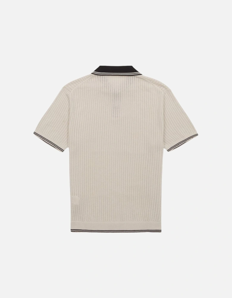 SS Sweater Polo - Off White