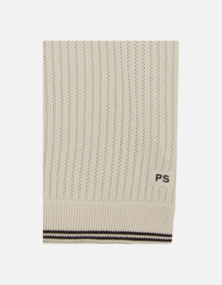 SS Sweater Polo - Off White