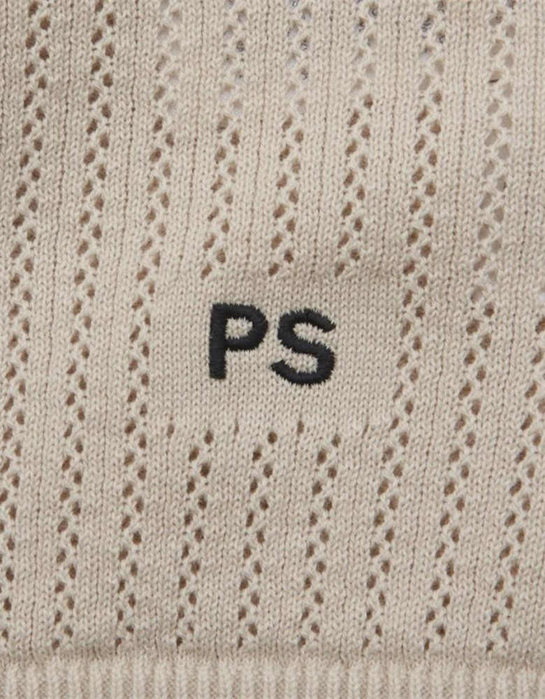 SS Sweater Polo - Off White