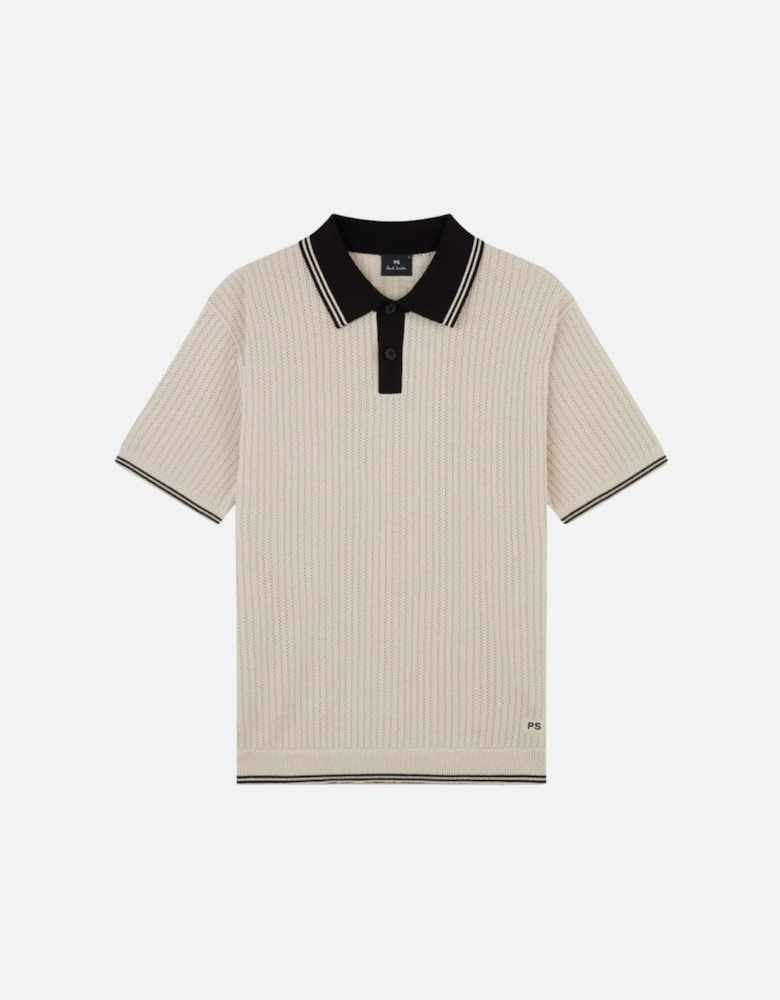 SS Sweater Polo - Off White