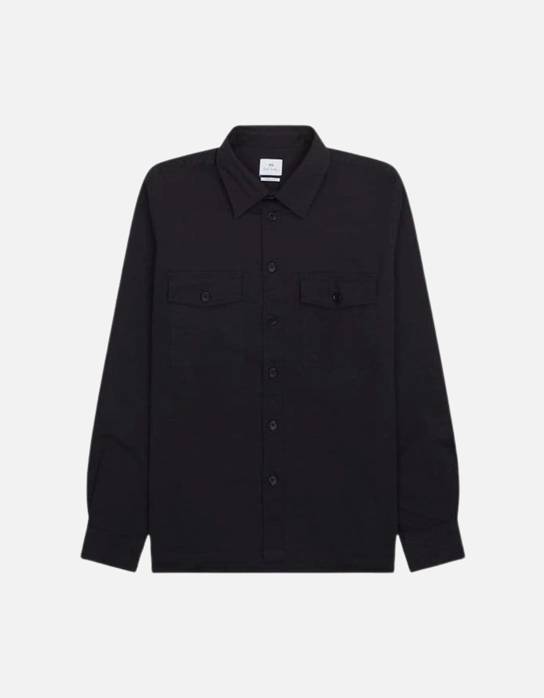 PS LS Casual Fit Shirt 2 PKT - Navy, 2 of 1