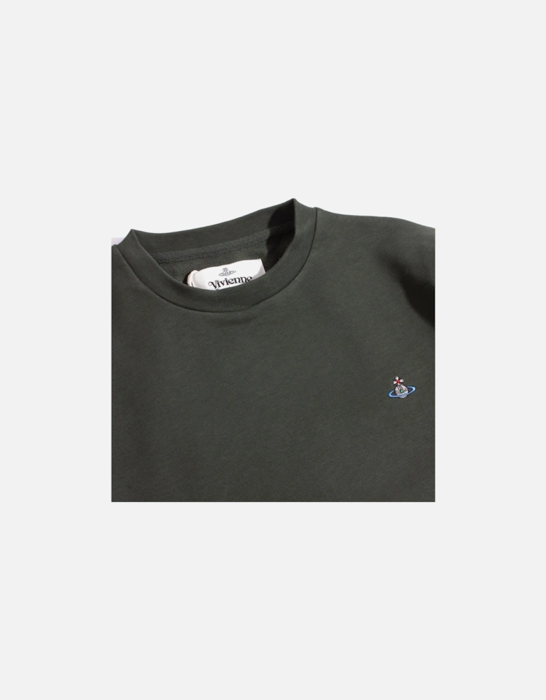 Khaki Orb Crewneck Sweatshirt