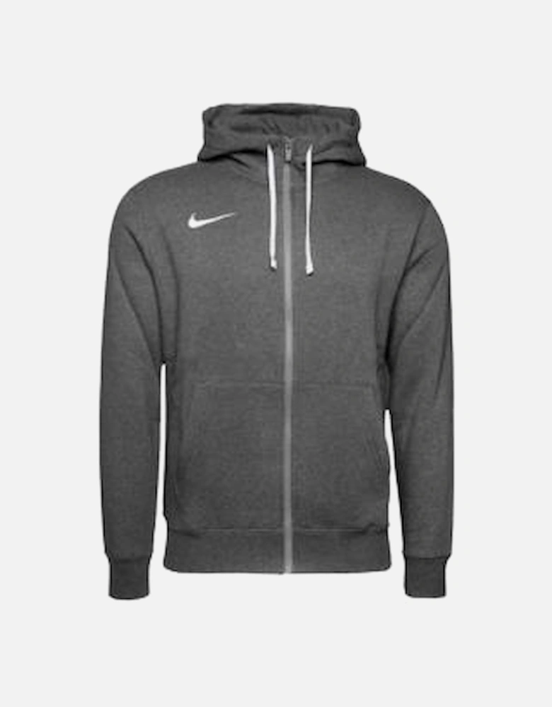 Charcoal Fleece Team Zip Through Swoosh Hoodie