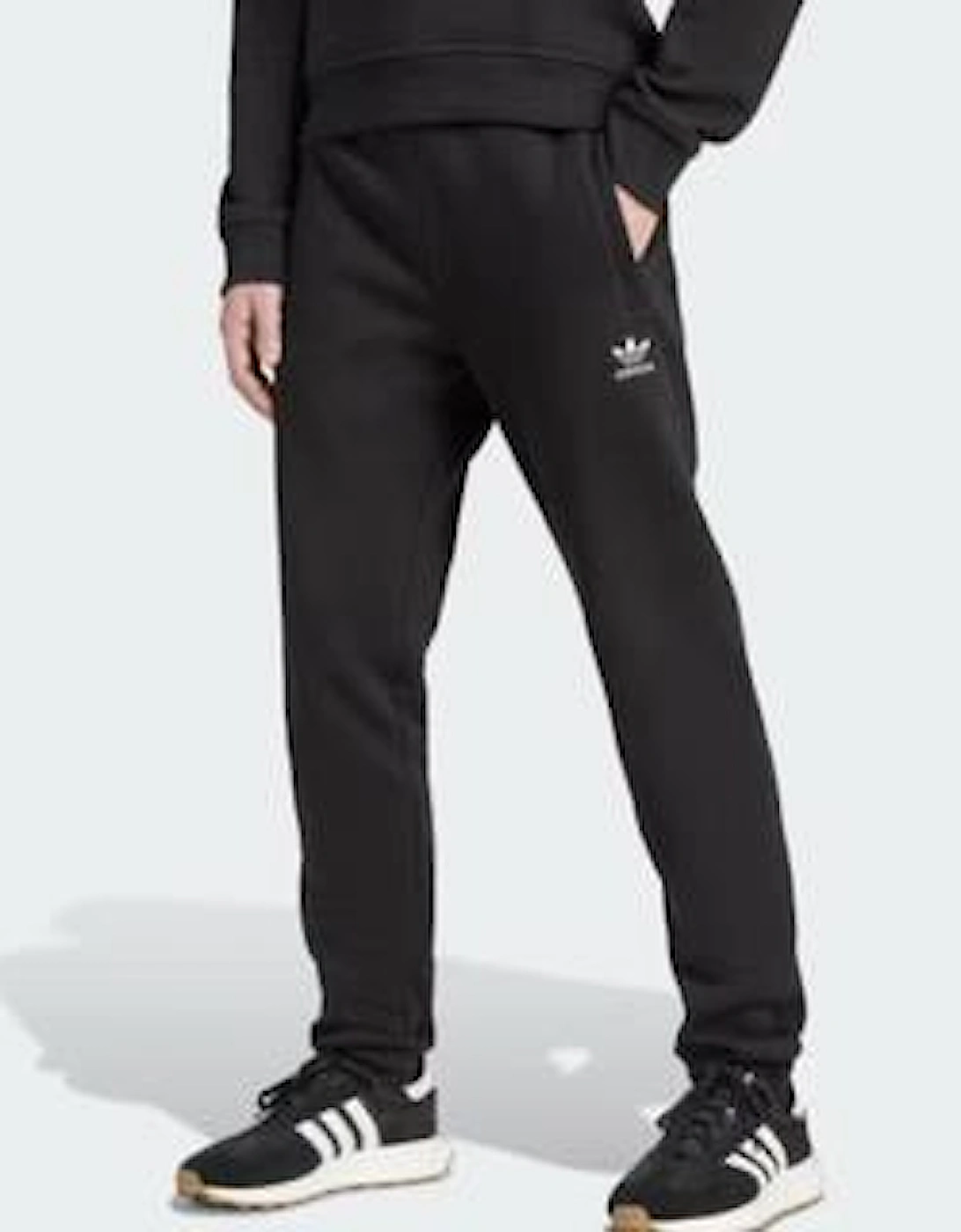 Originals Black Trefoil Essentials Sweatpants, 3 of 2