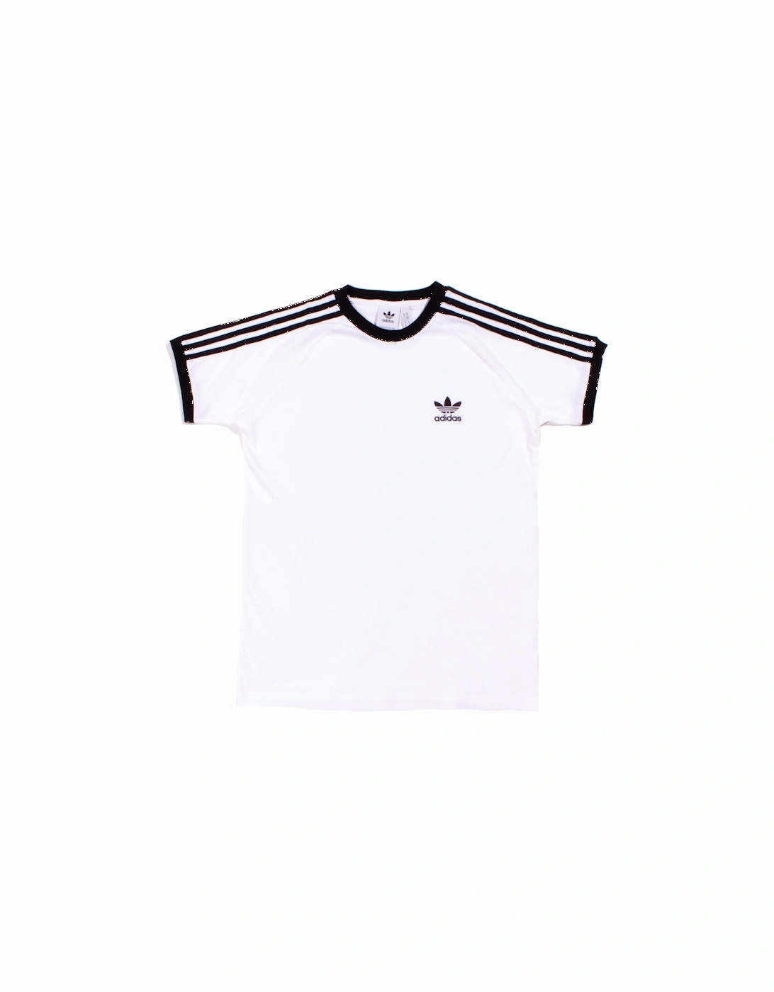 Originals Men's White '3 Stripes' T-Shirt, 3 of 2
