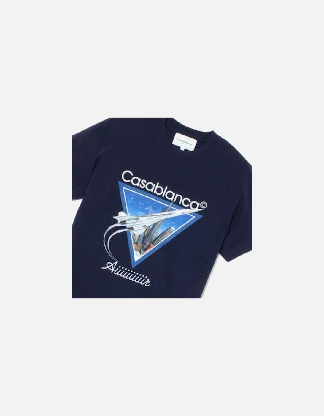 Navy 'Aiiiiir' Printed T-Shirt