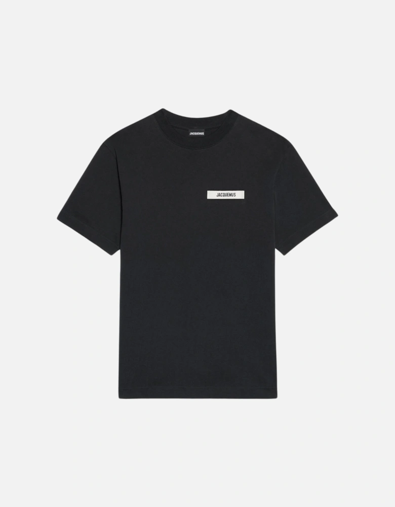Black Gros Grain Logo T-Shirt
