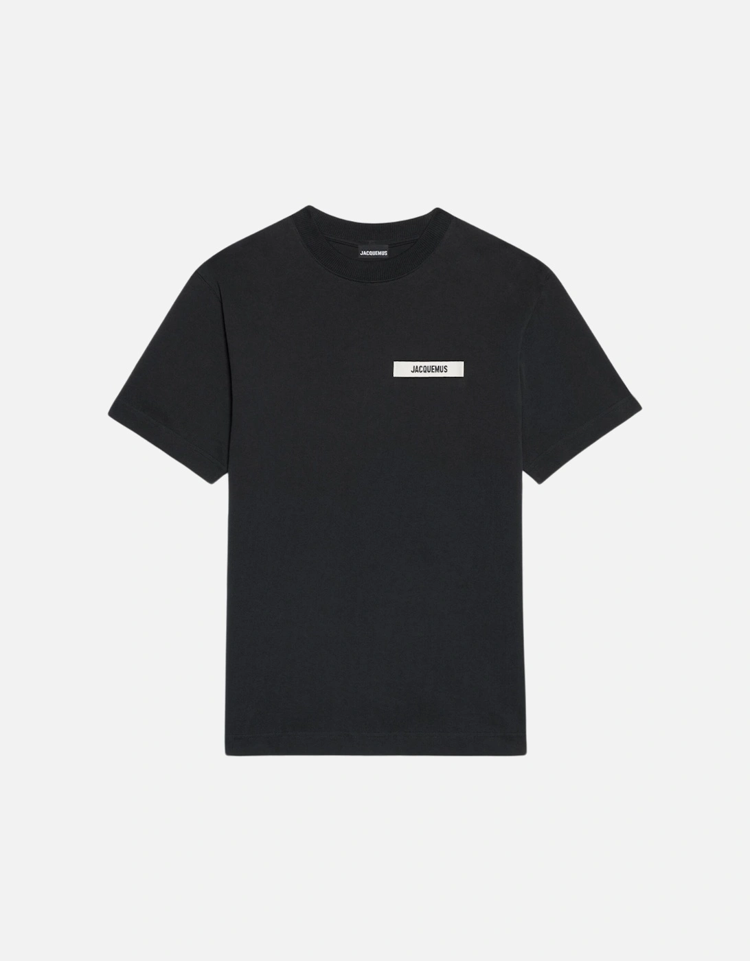 Black Gros Grain Logo T-Shirt, 4 of 3