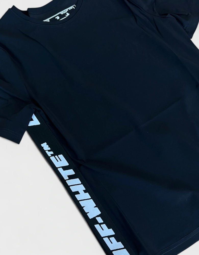 Athletic Logo Band T-Shirt Black