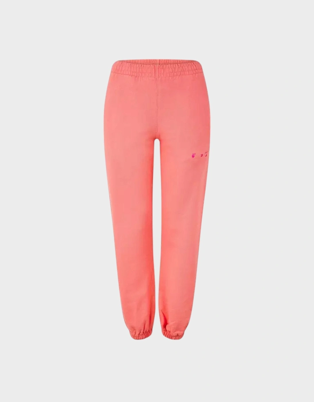 Off-White Women's Pink Jogging Bottoms Coral - Size: Xxs