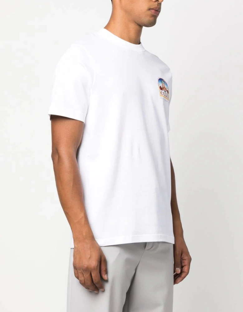 Vue De L'Arche Printed T-Shirt in White