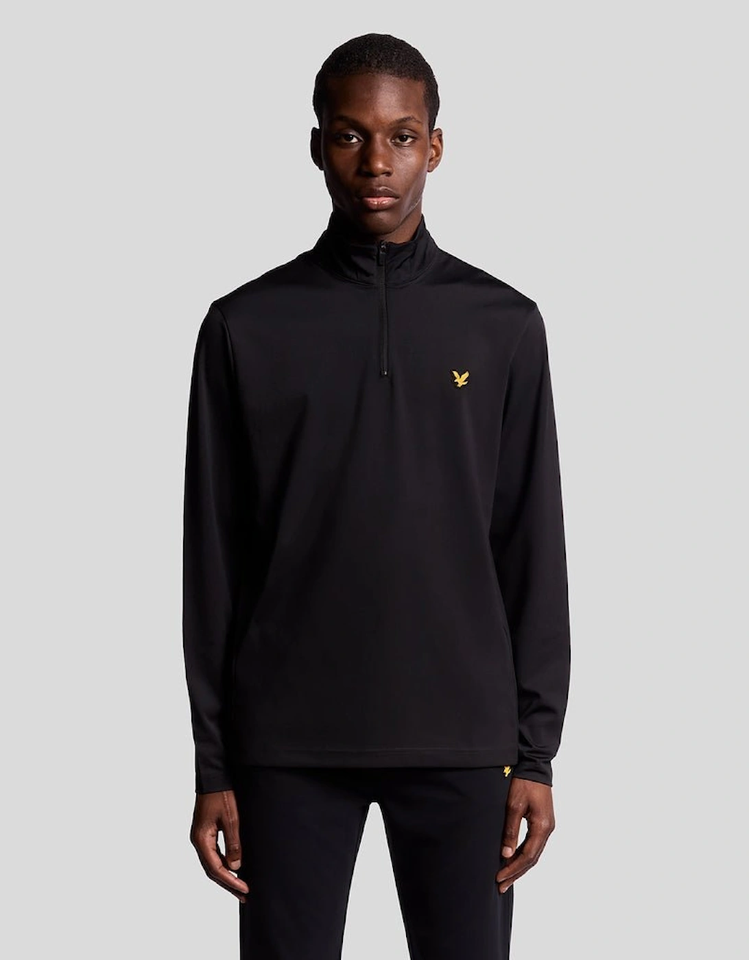 Lyle And Scott Men's Course Midlayer - Black - Size: XS