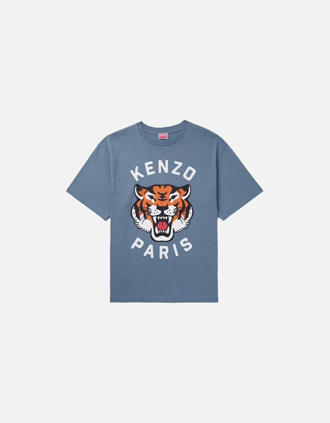 Lucky Tiger Relaxed T-shirt Blue, 2 of 1