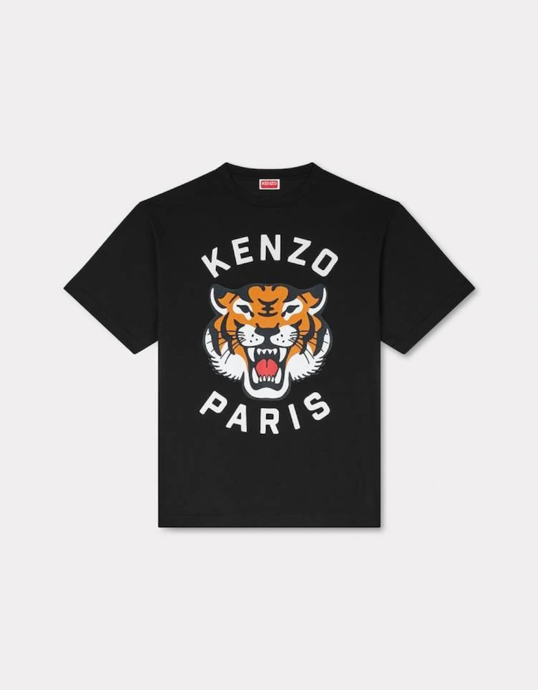 Lucky Tiger Relaxed T-shirt Black