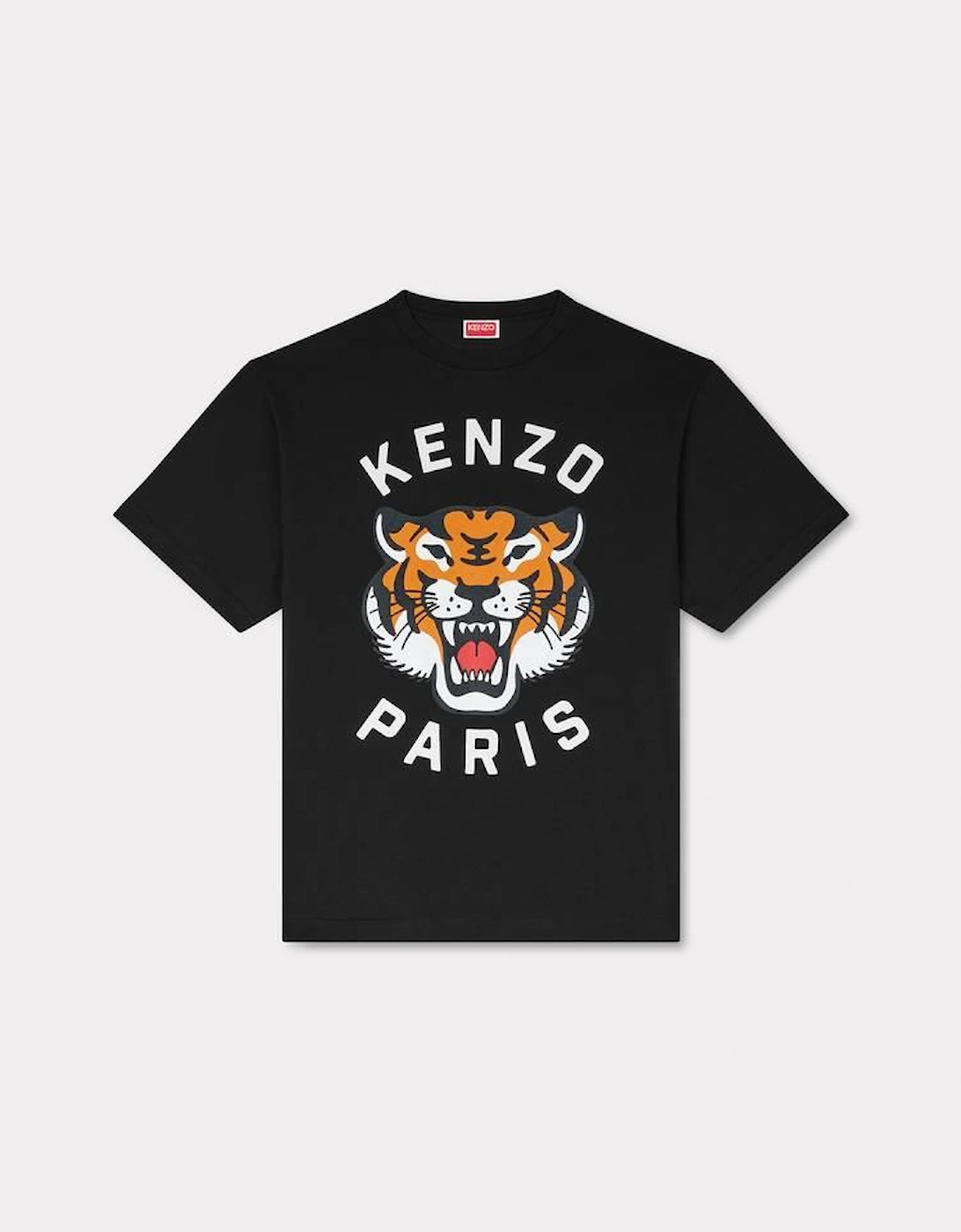 Lucky Tiger Relaxed T-shirt Black, 3 of 2